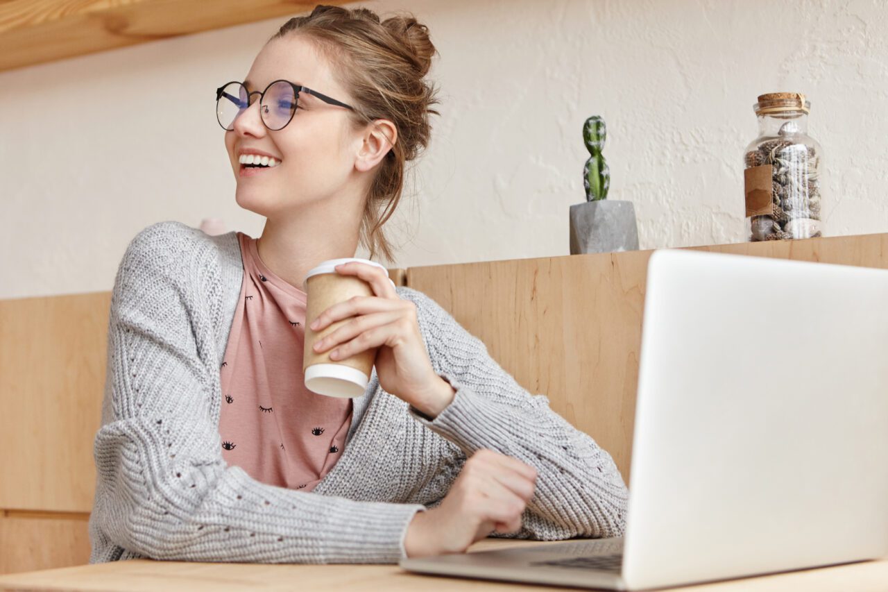 Carefree Female Writer